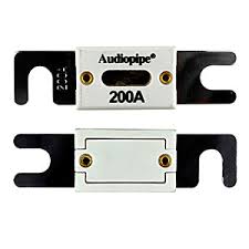  FUSIBLE ANL 200 AMP CERAMICA PAR AUDIOPIPE /  COMPATIBLE 12v/ 24v RESISTENCIA AL CALOR  