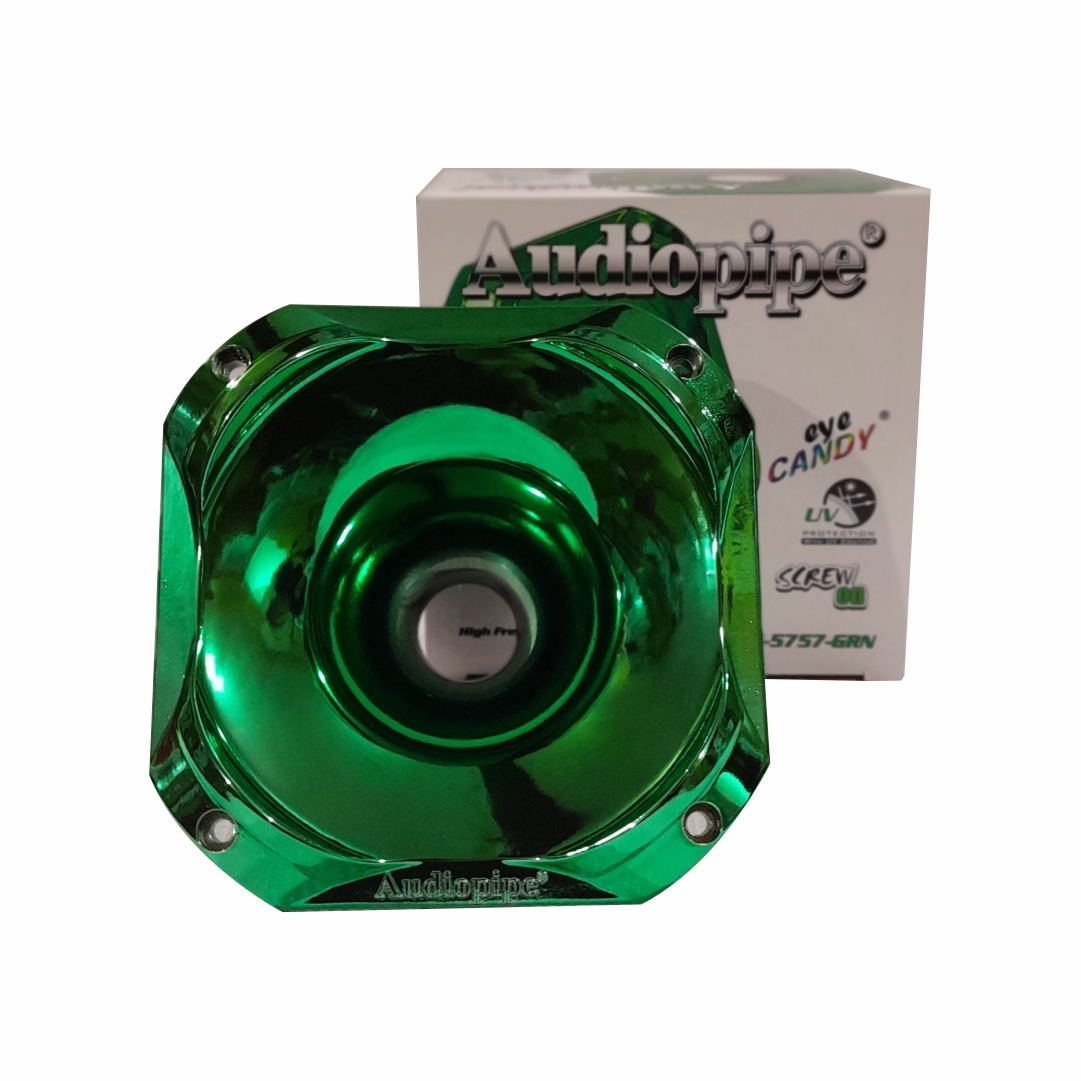  DIFUSOR  1 Pulgadas VERDE 4.5 PulgadasX4.5 Pulgadas AUDIOPIPE ROSCA METALICA 1 Pulgadas   