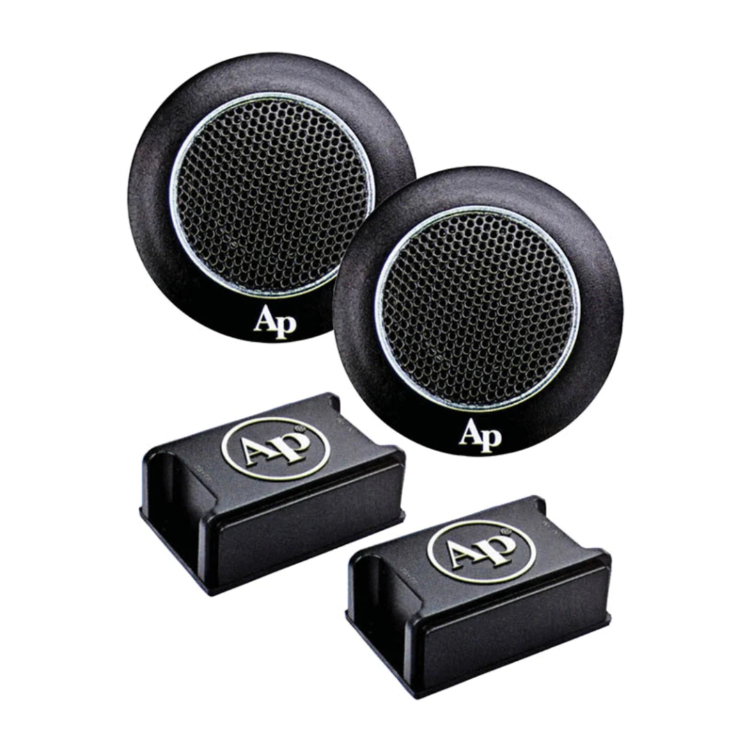  TWEETER  1 Pulgadas 160w 4 Ohm NEGRO PAR AUDIOPIPE /  93dB /  3, 500-25KHz 80w RMS /  CROSSOVER  