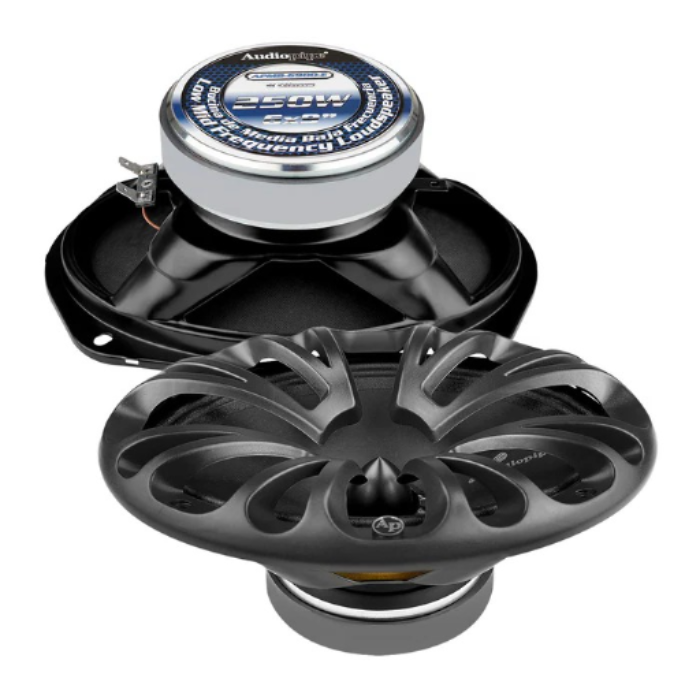  MEDIO  6X9 Pulgadas 250w 8 Ohm PUNTA DE BALA PAR AUDIOPIPE /  1.5 Pulgadas VC /  94dB /  70-10KHz 125w RMS /   CANASTA DE ACERO  
