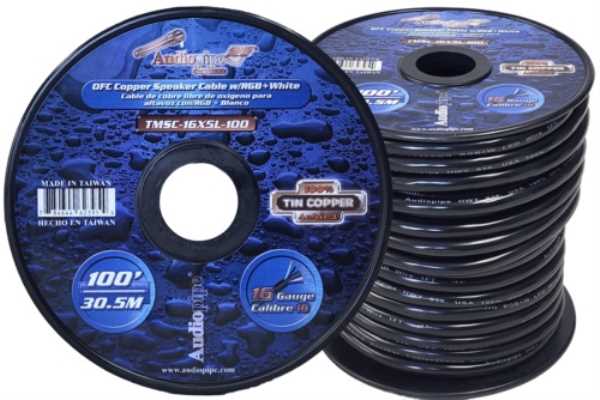  CABLE MARINO CORNETA&RGB #16 ROLLO 30MTS 100% COBRE ESTAÑADO/  AUDIOPIPE  